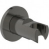 Support de douche IDS IDEALRAIN rond magnetic grey