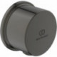 Coude de raccordement mural IDEALRAIN rond G 1/2Z gris magnétique IDEAL STANDARD