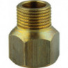 Mamelon fileté Grohe 1/2 Zx1 / 2Z chr
