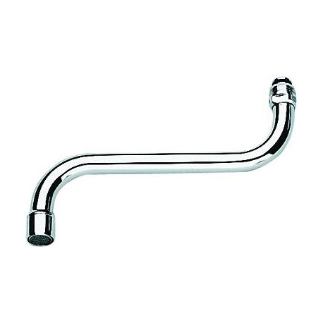 Bec de tuyau COSTA pour mélangeurs muraux de cuisine, saillie 200 mm chromé GROHE