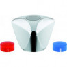 Poignée Deluxe froid + chaud 3/4 pouce PG11 chrome GROHE