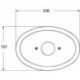 Rosace Grohe oval edel-MS