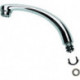 Sortie robinet saillie 120mm chromé 