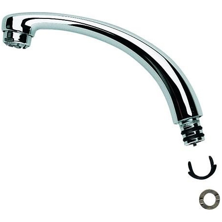 Sortie robinet saillie 120mm chromé 