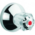 Poignée de valve UP ATLANTA poignée brillante marquage rouge chrome GROHE