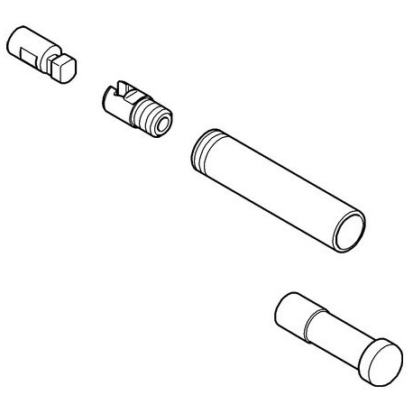 Bouton interrupteur GROHE gold