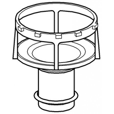 Siège de soupape Grohe avec joint torique pour Eco-Set et Ecolus