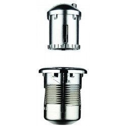 Bouton poussoir Grohe avec rosace Bouton Eco 40mm f Eco-Set ma-chr / chr