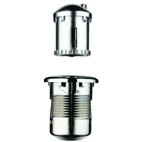 Bouton poussoir Grohe avec rosace Bouton Eco 40mm f Eco-Set ma-chr / chr