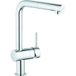 Mitigeur d'évier MINTA DN 15, bec L, chrome basse pression GROHE