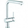 Mitigeur d'évier MINTA DN 15, bec L, chrome basse pression GROHE