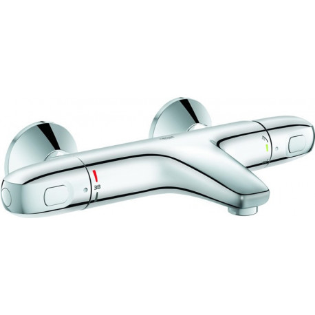 Mitigeur thermostatique bain GROHTHERM 1000 DN 15, montage mural chromé GROHE
