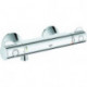 Mitigeur thermostatique de douche GROHTHERM 800 DN 15, montage mural chromé GROHE