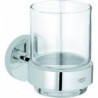 Support verre salle de bain