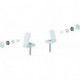 Kit de montage GROHE 49516 pour bidet / WC sur pied