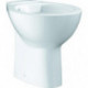 WC sur pied à fond creux BAU KERAMIK blanc sans bride GROHE