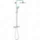 Système de douche EUPHORIA SYSTEM 260 m thermostatique pour montage mural chrome