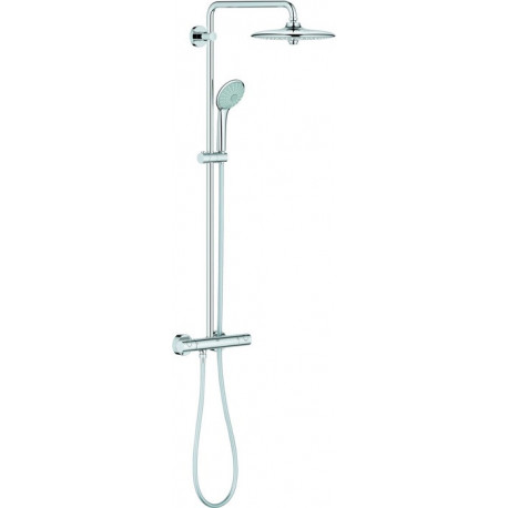 Système de douche EUPHORIA SYSTEM 260 m thermostatique pour montage mural chrome
