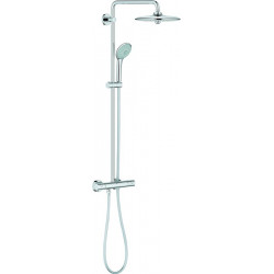 Système de douche EUPHORIA SYSTEM 260 m thermostatique pour montage mural chrome