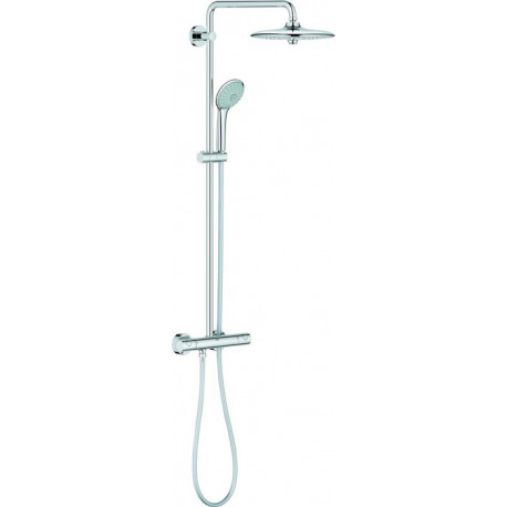Système de douche EUPHORIA SYSTEM 260 m thermostatique pour montage mural chrome