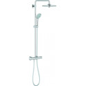 Système de douche EUPHORIA SYSTEM 260 m thermostatique pour montage mural chrome