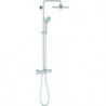 Système de douche EUPHORIA SYSTEM 260 m thermostatique pour montage mural chrome
