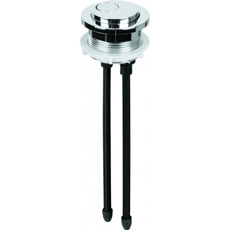 Bouton poussoir 2 volumes GROHE 49526 pour réservoir en céramique chrome