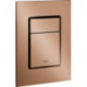 Plaque actionnement des toilettes GROHE Skate Cosmopolitan S 37535 2-M./Start&Stopp or rose vif geb.