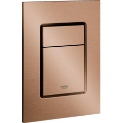 Plaque actionnement des toilettes GROHE Skate Cosmopolitan S 37535 2-M./Start&Stopp or rose vif geb.
