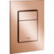 Plaque actionnement des toilettes GROHE Skate Cosmopolitan S 37535 2-Mengen/Start&Stopp or rose vif