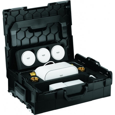 Set de sécurité aquatique Grohe SENSE blanc. avec coffret de présentation Sortimo