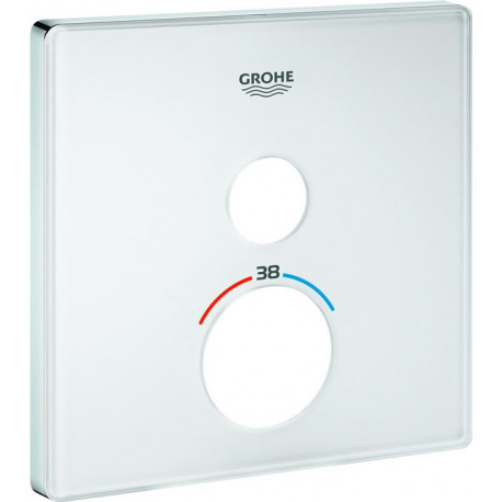 Rosace Grohe SmartControl 49038 carré moon white
