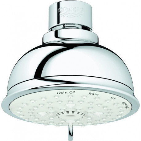 Tête de douche Grohe TEMPESTA RUSTIC 100 chromé