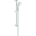 Ensemble barre de douche Grohe I TEMPESTA 100 60cm à débit constant. 9,5 l/m chromé