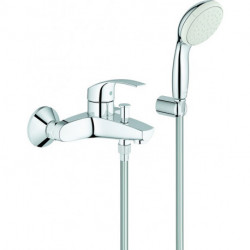 Mitigeur monocommande de bain EUROSMART DN 15, montage mural chromé GROHE
