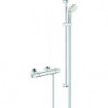 Mitigeur thermostatique de douche GROHTHERM 1000 DN 15, avec set de douche chromé GROHE