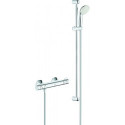 Mitigeur thermostatique de douche GROHTHERM 800 DN 15. avec set de douche chromé