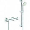 Mitigeur thermostatique de douche GROHTHERM 800 DN 15, avec set de douche chromé GROHE