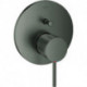 Mitigeur monocommande de bain Atrio 24066 FMS pour 35600 graphite dur brossé