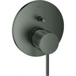 Mitigeur monocommande de bain Atrio 24066 FMS pour 35600 graphite dur brossé