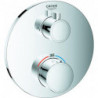 Mitigeur thermostatique de douche GROHTHERM avec inverseur 2 voies intégré chrome GROHE
