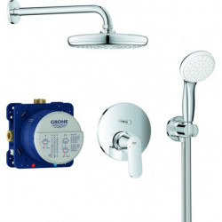 Système de douche Grohe EUROSMART COSMOPOLITAN avec Tempesta 210 Tête de douche chromé