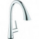 Pommeau de douche 3 jets extractible chromé ZedraTouch GROHE