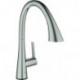 Pommeau de douche 3 jets extractible acier ZedraTouch GROHE