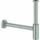 Siphon GROHE 28912 pour lavabo 1 1/4 pouce acier