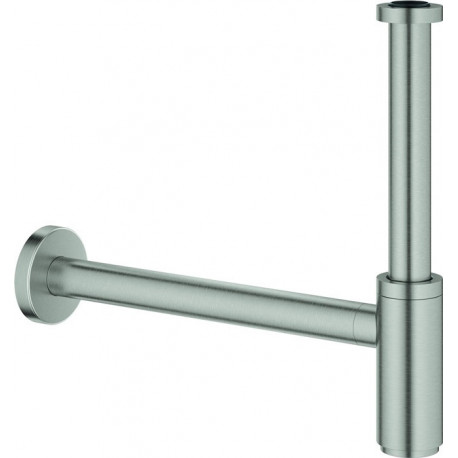 Siphon GROHE 28912 pour lavabo 1 1/4 pouce acier