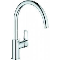 Mitigeur d'évier BauLoop 31368 haut sortie GROHE Zero chromé
