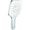 Douche à main Grohe Rainshower 130 SmartActive Cube 26551 moon white/chrom