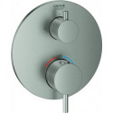 Mitigeur thermostatique de douche Atrio 24135 FMS pour 35600 2-Wege-Passage acier