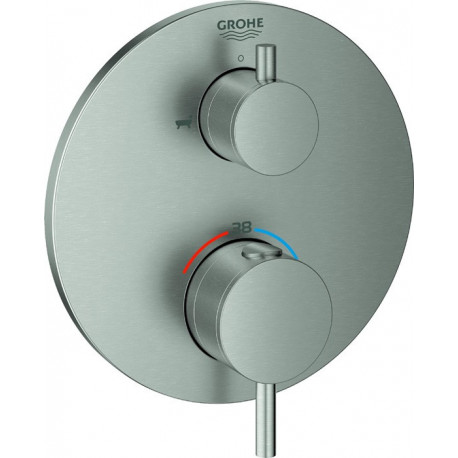 Mitigeur thermostatique de bain Atrio 24138 FMS pour 35600 acier
